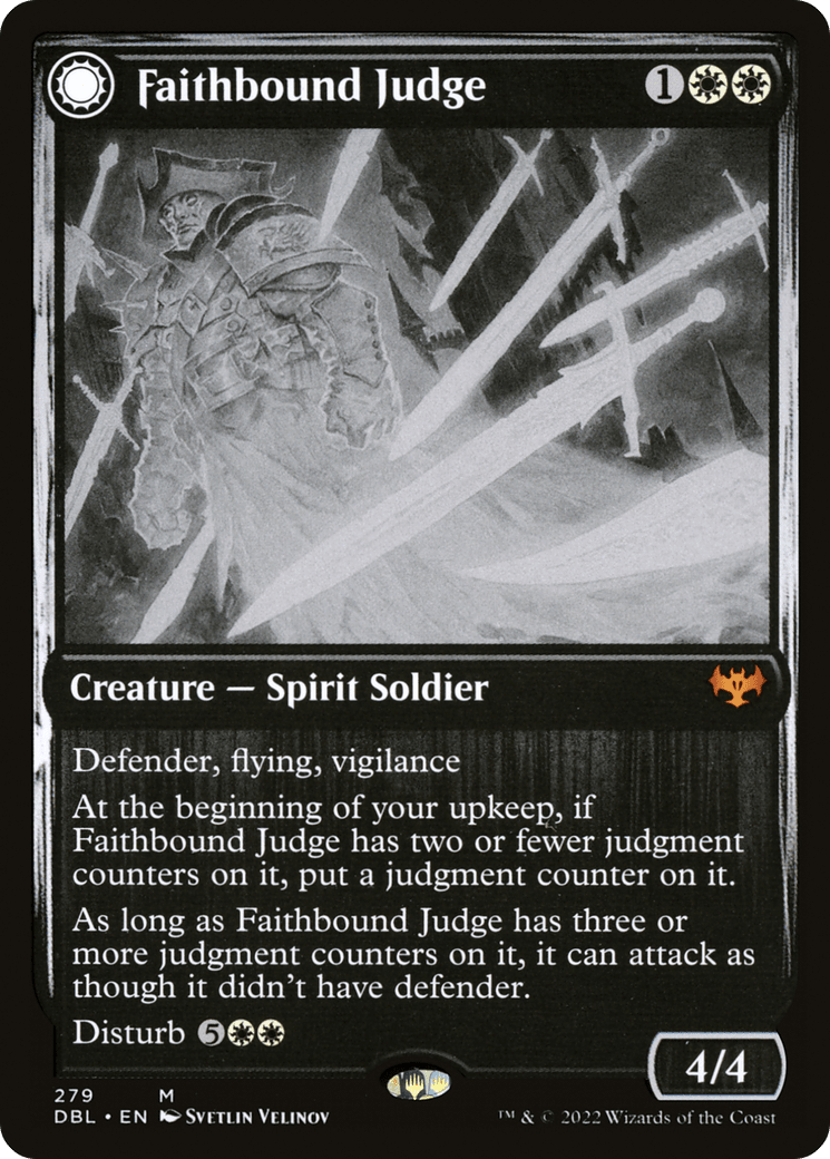 Faithbound Judge // Sinner's Judgment [Innistrad: Double Feature] Foil