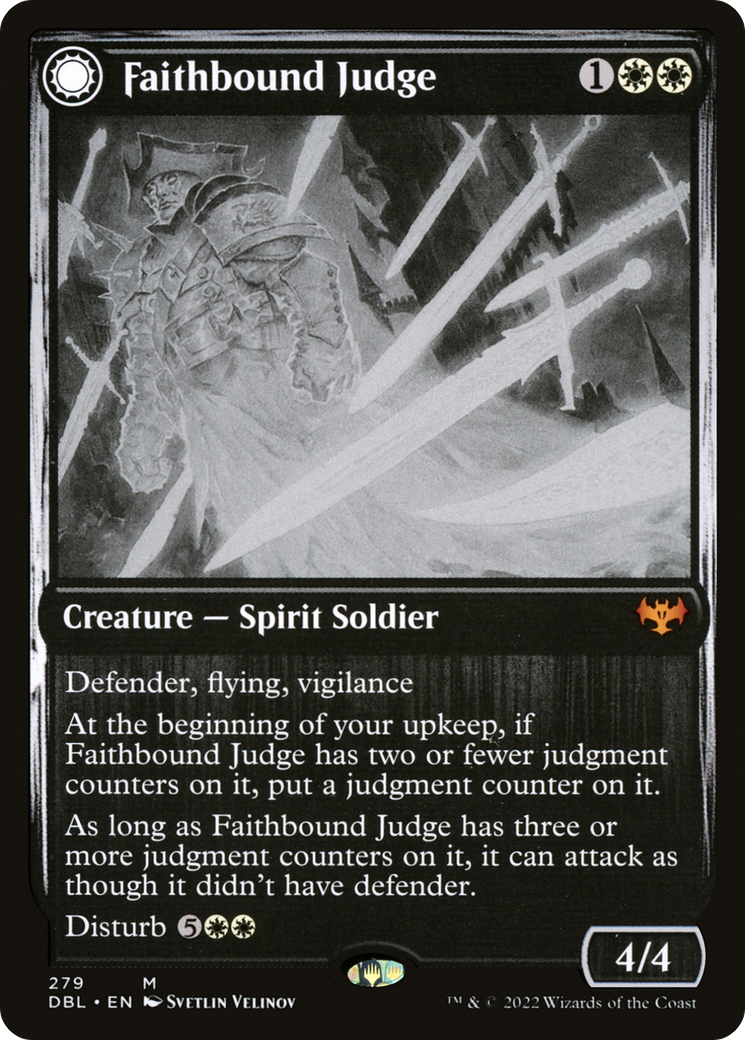 Faithbound Judge // Sinner's Judgment [Innistrad: Double Feature] Foil