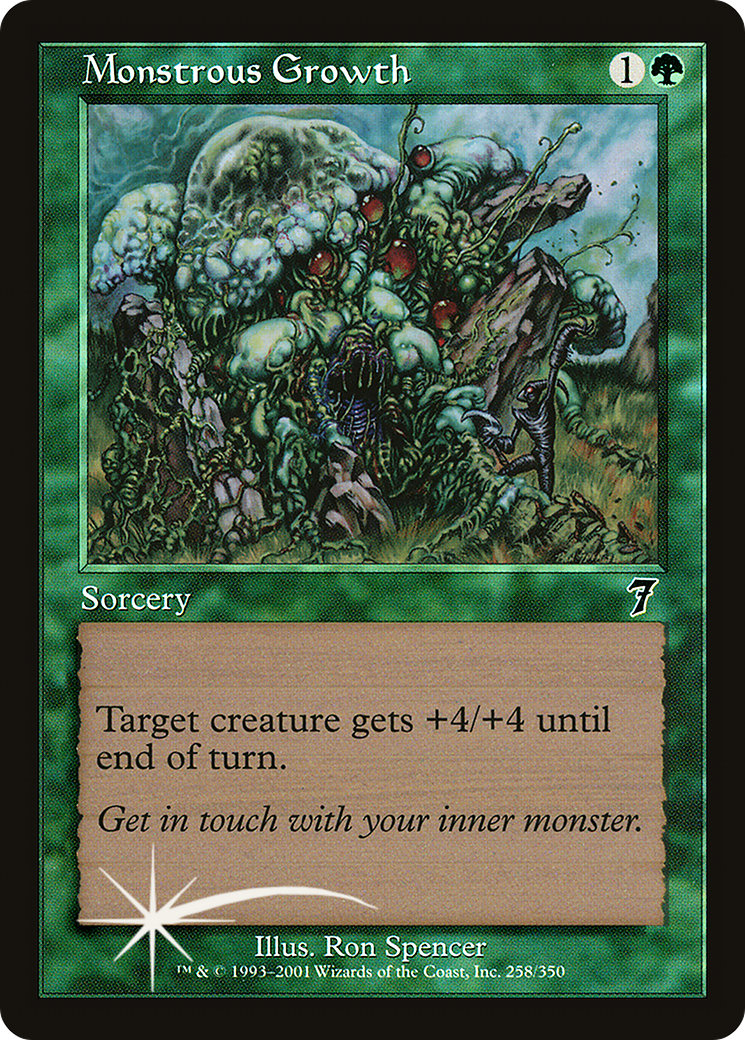 Monstrous Growth [Seventh Edition] Foil