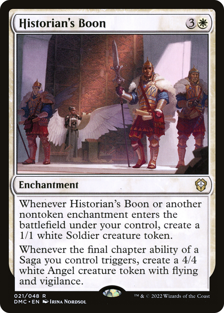 Historian's Boon [Dominaria United Commander] Foil