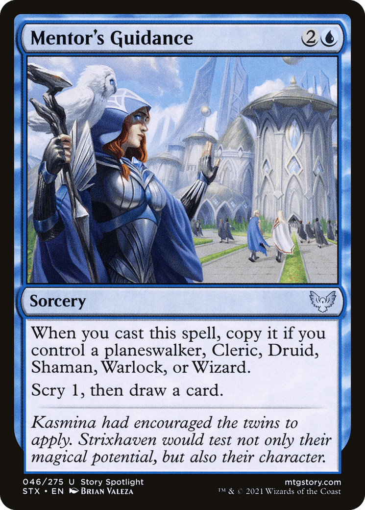 Mentor's Guidance [Strixhaven: School of Mages] Foil