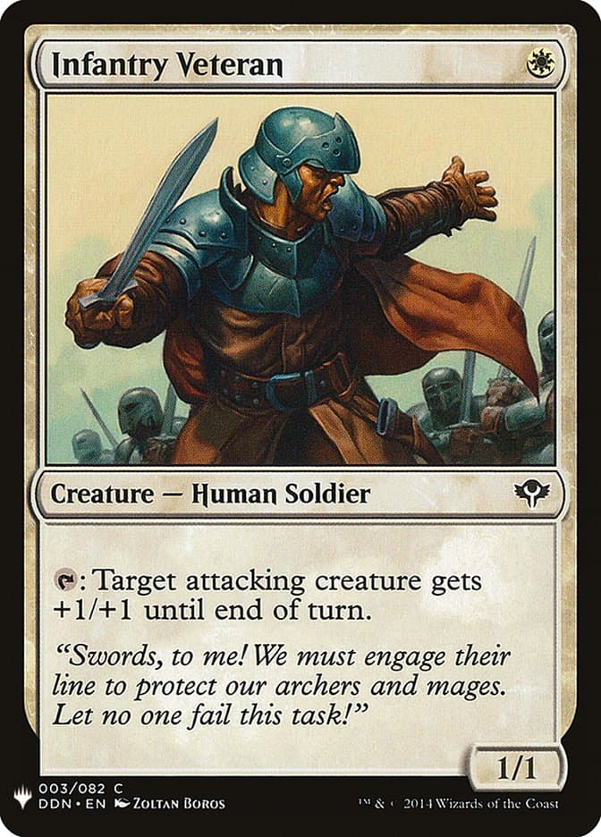 Infantry Veteran |  (DDN-3) [The List]