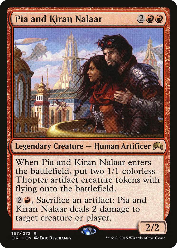 Pia and Kiran Nalaar [Magic Origins] Foil