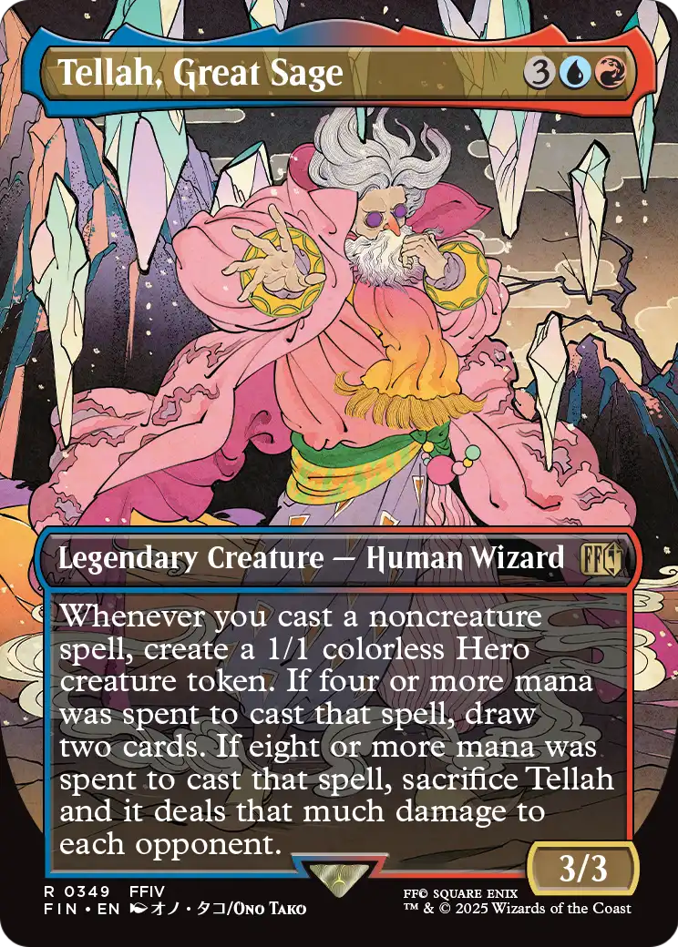 Tellah, Great Sage (349) [FINAL FANTASY]  (Borderless) Foil