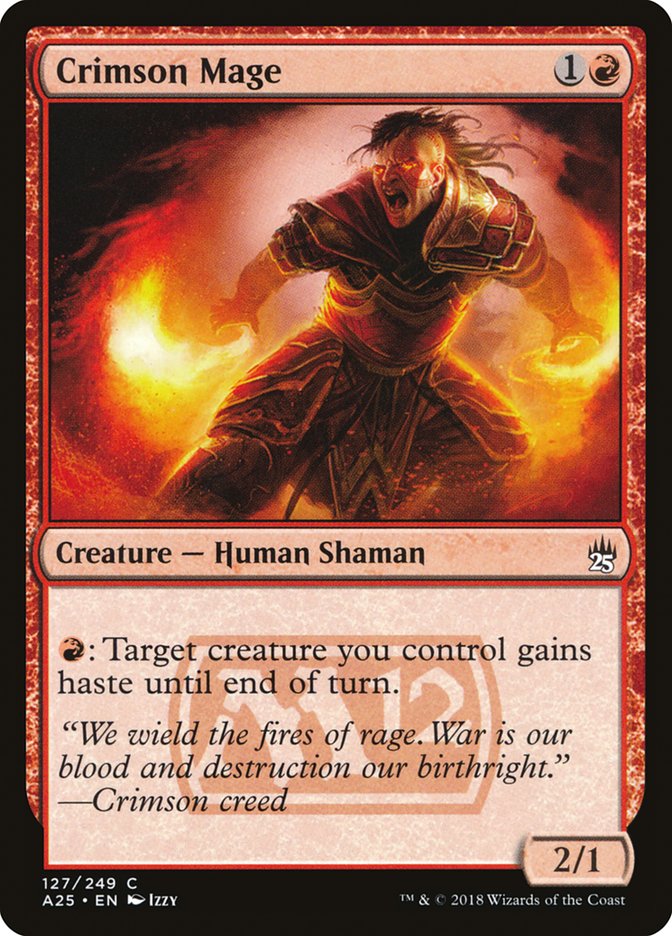 Crimson Mage 127/249 (Masters 25)  - Foil