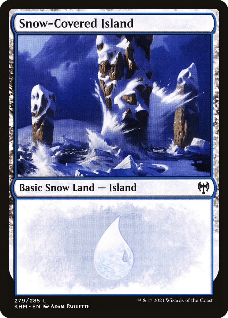 Snow-Covered Island (279) [Kaldheim] Foil