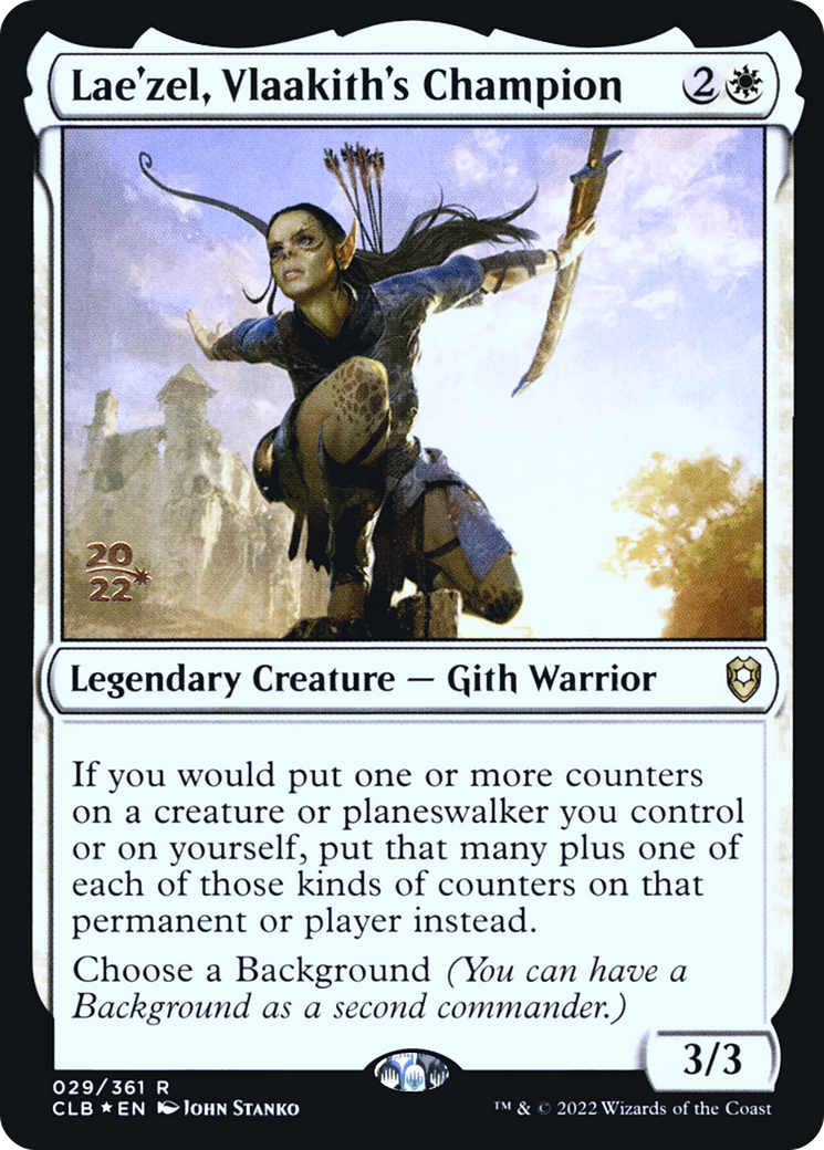 Lae'zel, Vlaakith's Champion [Commander Legends: Battle for Baldur's Gate Prerelease Promos]