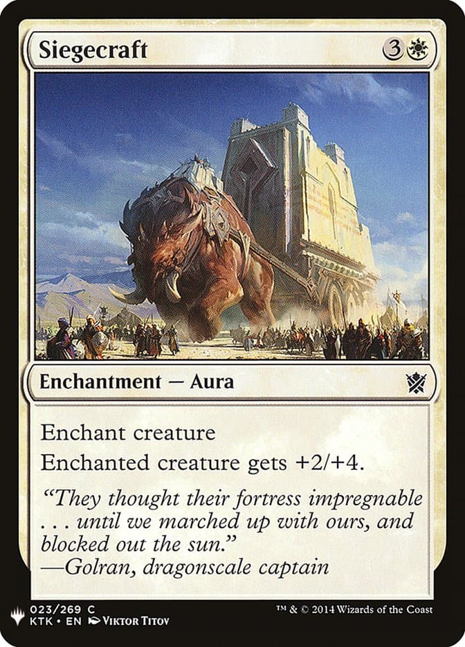 Siegecraft |  (KTK-23) [The List]