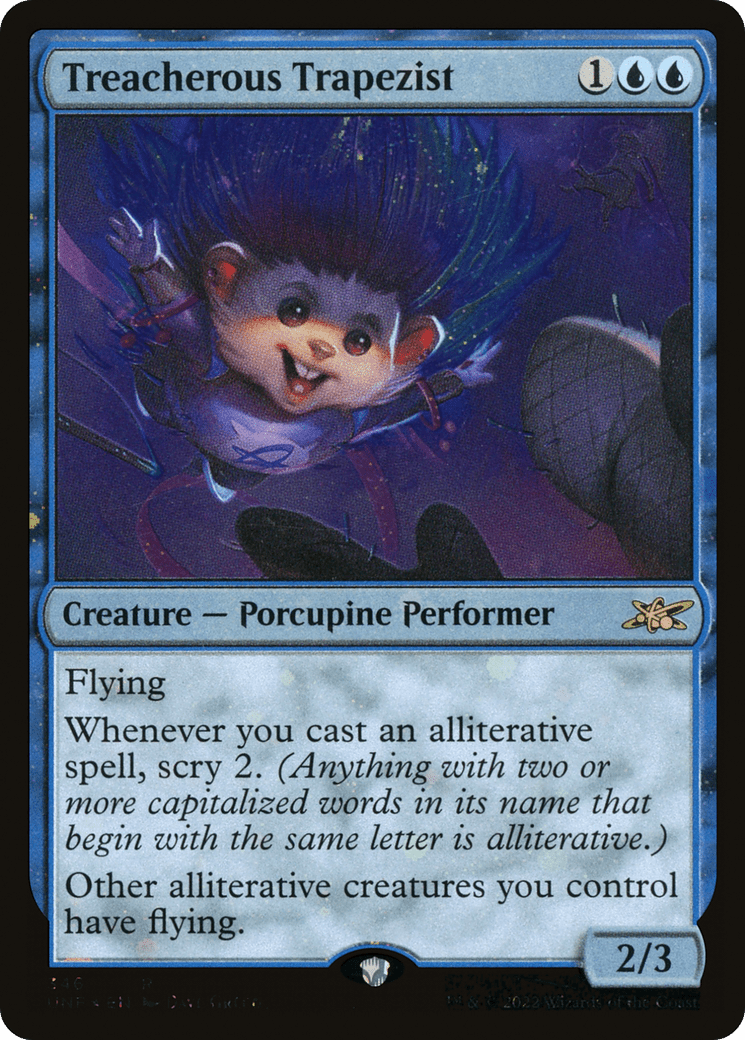 Treacherous Trapezist (Galaxy Foil) [Unfinity]