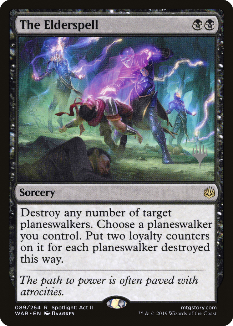 The Elderspell (Promo Pack) [War of the Spark Promos] Foil
