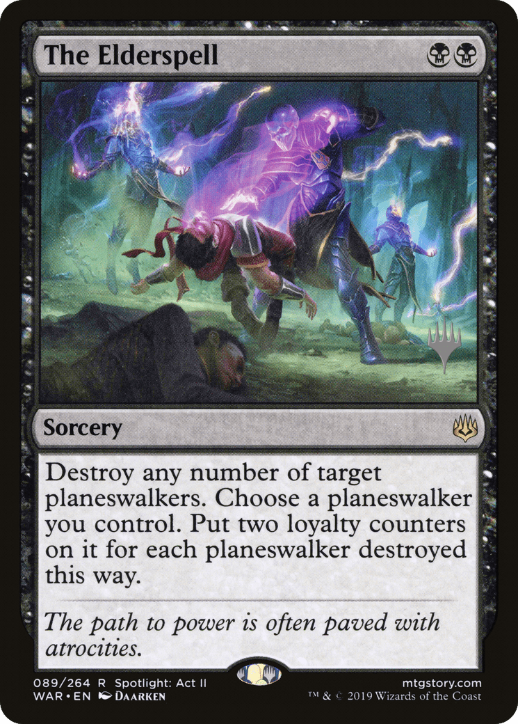 The Elderspell (Promo Pack) [War of the Spark Promos] Foil
