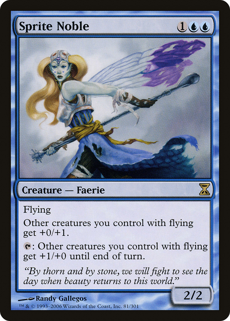 Sprite Noble [Time Spiral] Foil