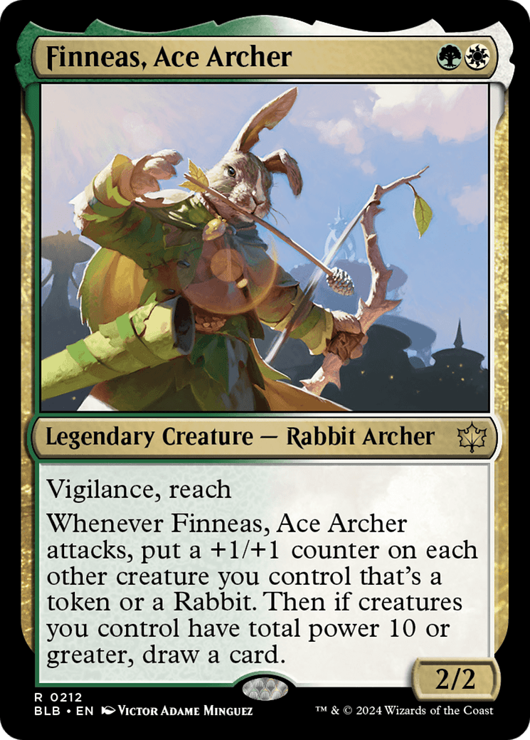 Finneas, Ace Archer [Bloomburrow] Foil