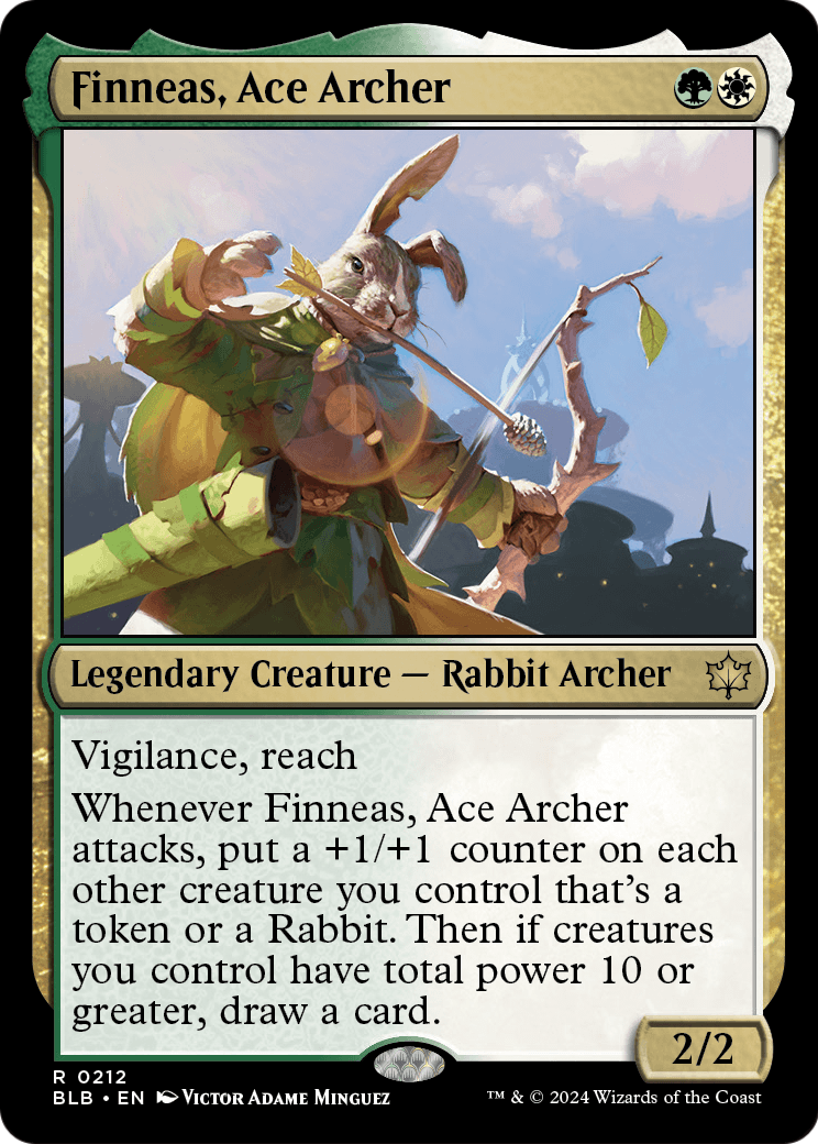 Finneas, Ace Archer [Bloomburrow] Foil