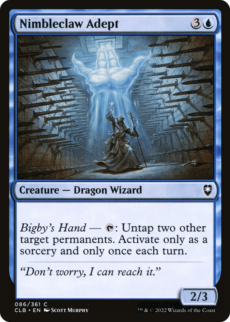 Nimbleclaw Adept [Commander Legends: Battle for Baldur's Gate] Foil