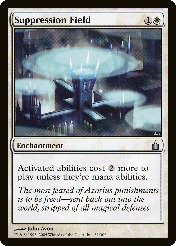 Suppression Field [Ravnica: City of Guilds] Foil