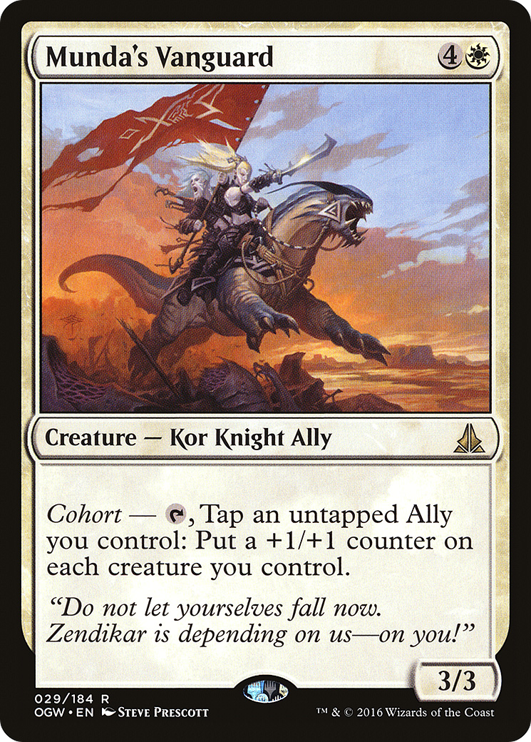 Munda's Vanguard [Oath of the Gatewatch] Foil