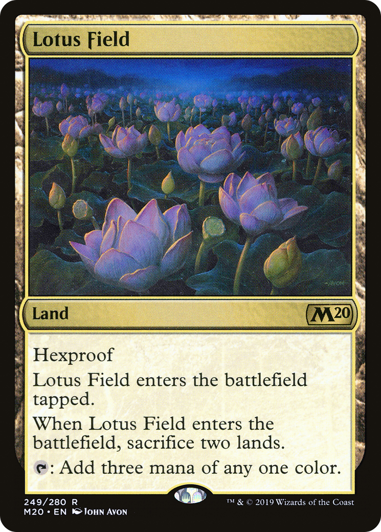 Lotus Field [Core Set 2020] Foil