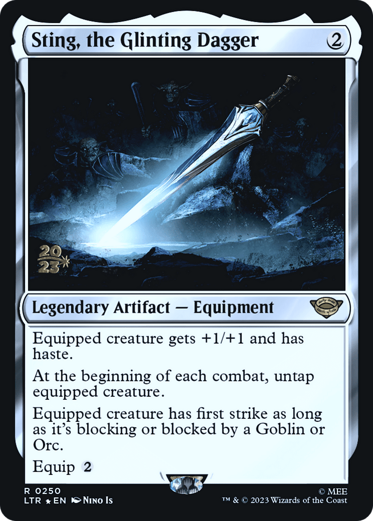 Sting, the Glinting Dagger [The Lord of the Rings: Tales of Middle-Earth Prerelease Promos]