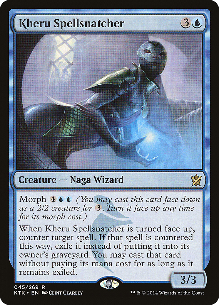 Kheru Spellsnatcher [Khans of Tarkir] Foil