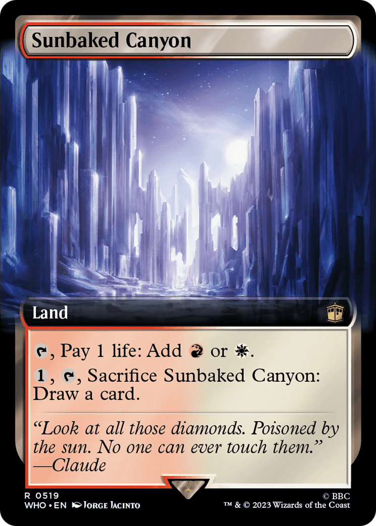 Sunbaked Canyon (Extended Art) [Doctor Who] Foil