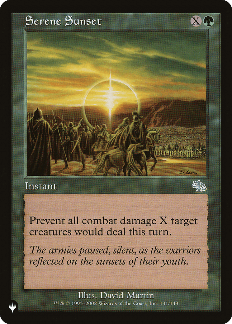 Serene Sunset |  (JUD-131) [The List]
