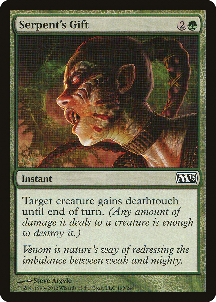 Serpent's Gift [Magic 2013] Foil