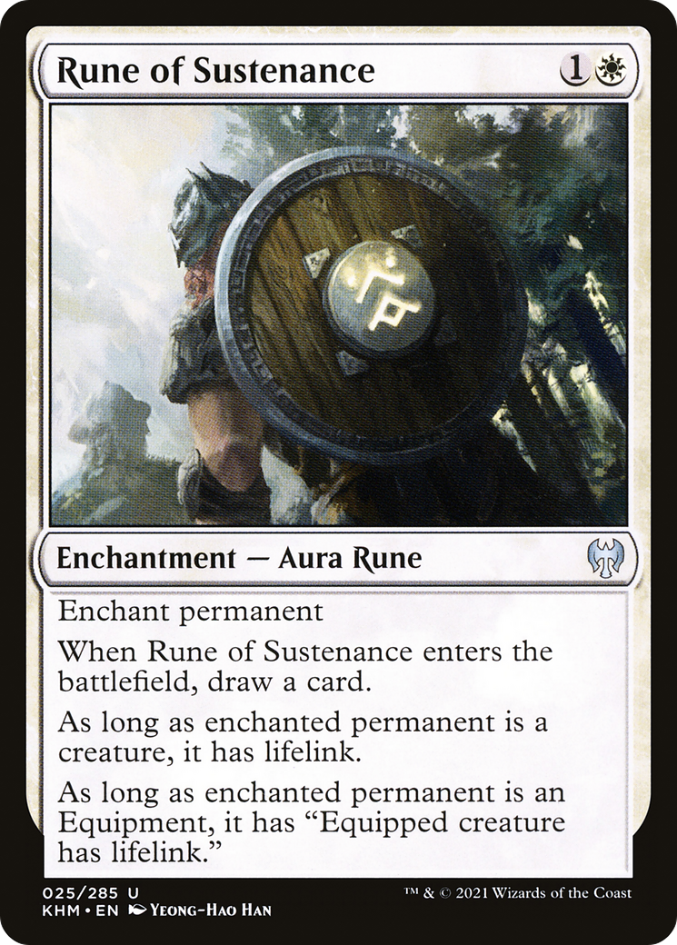 Rune of Sustenance [Kaldheim] Foil