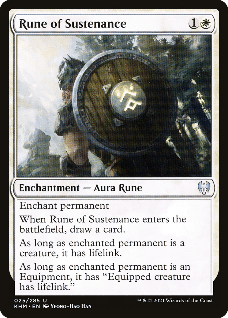 Rune of Sustenance [Kaldheim] Foil