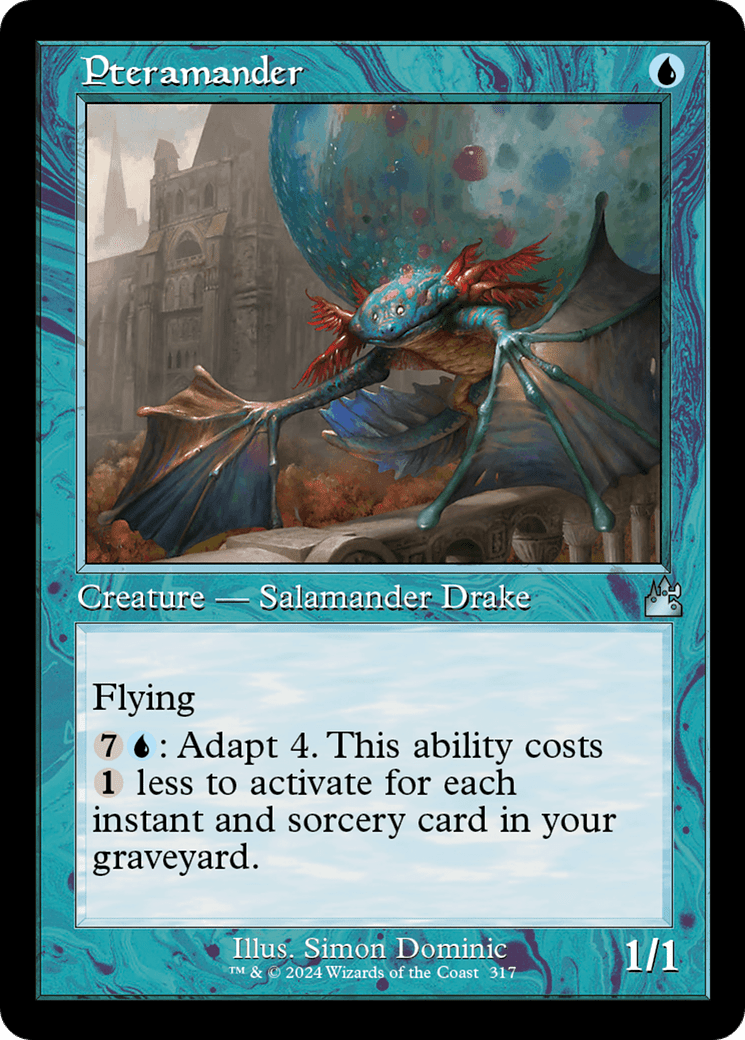 Pteramander (Retro Frame) [Ravnica Remastered] Foil