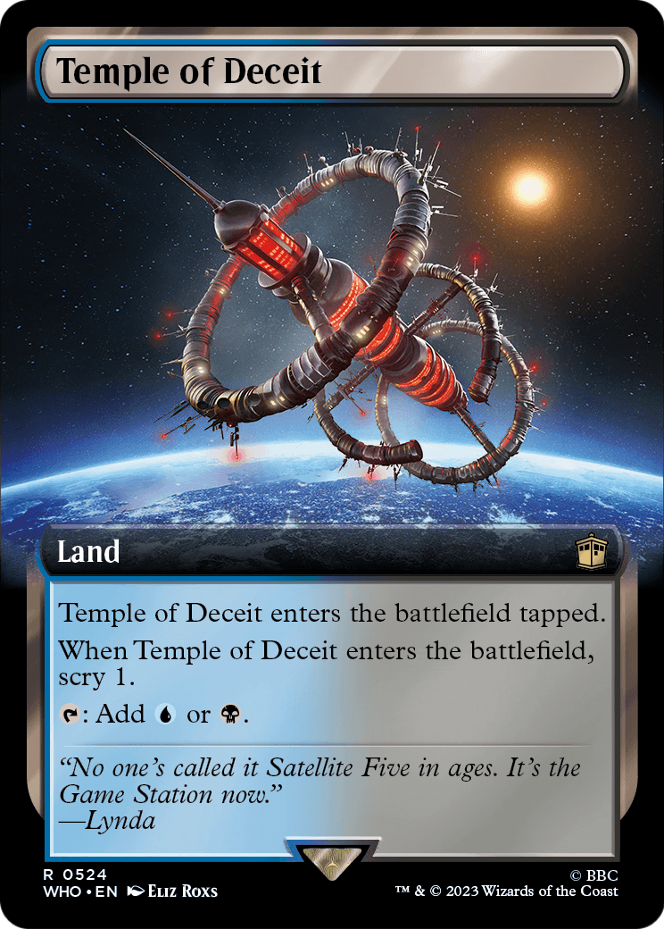 Temple of Deceit (WHO-524) - Doctor Who: (Extended Art) Foil