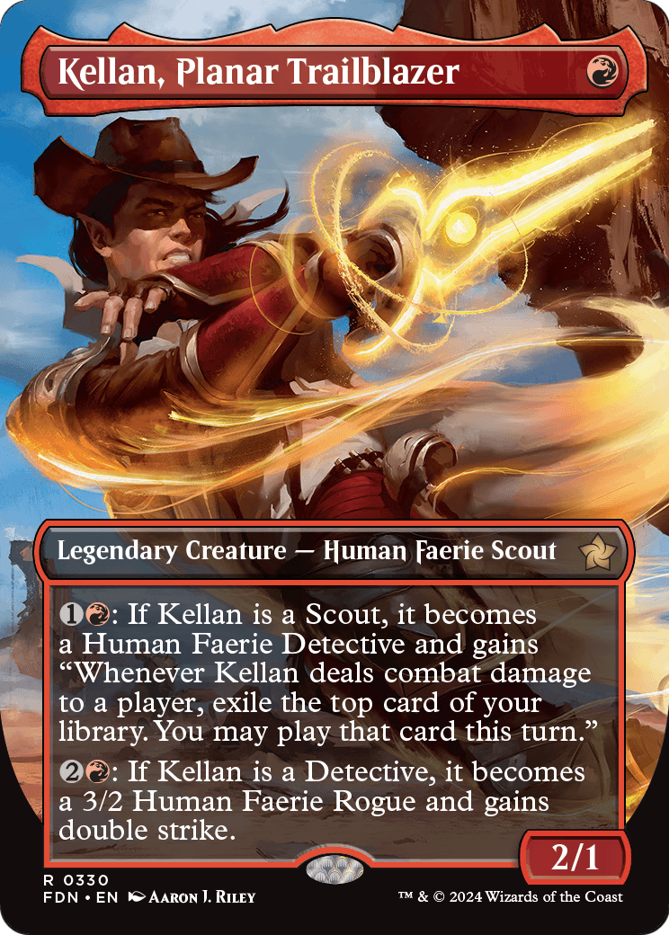 Kellan, Planar Trailblazer (FDN-330) - Foundations (Borderless) Foil