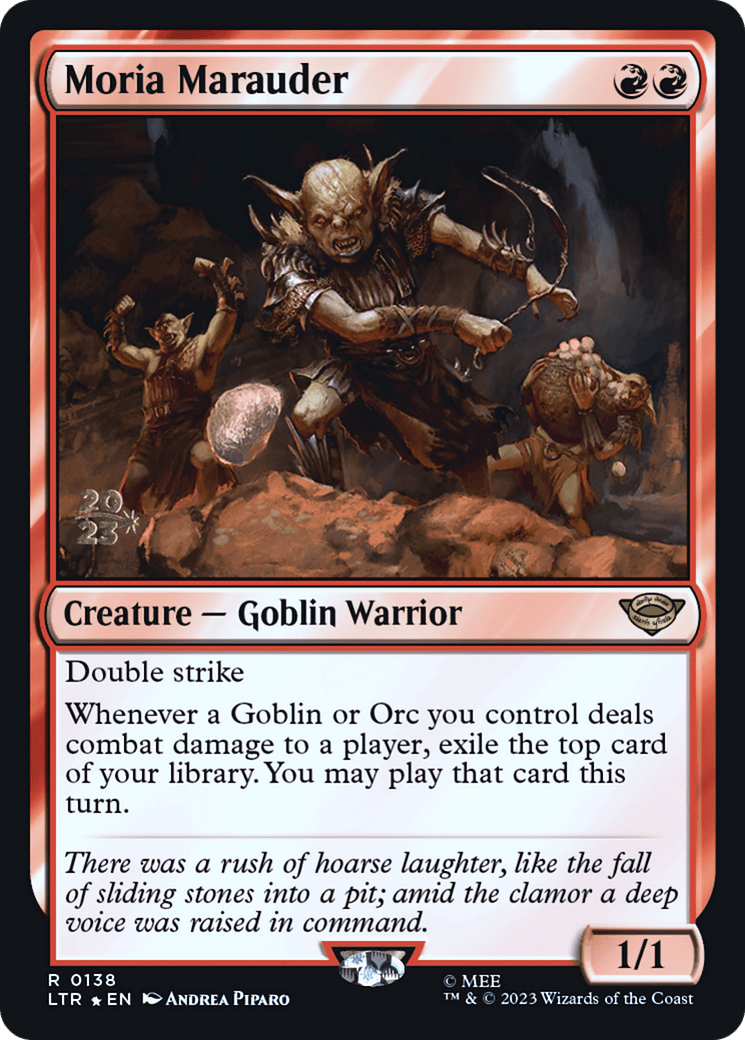 Moria Marauder [The Lord of the Rings: Tales of Middle-Earth Prerelease Promos]