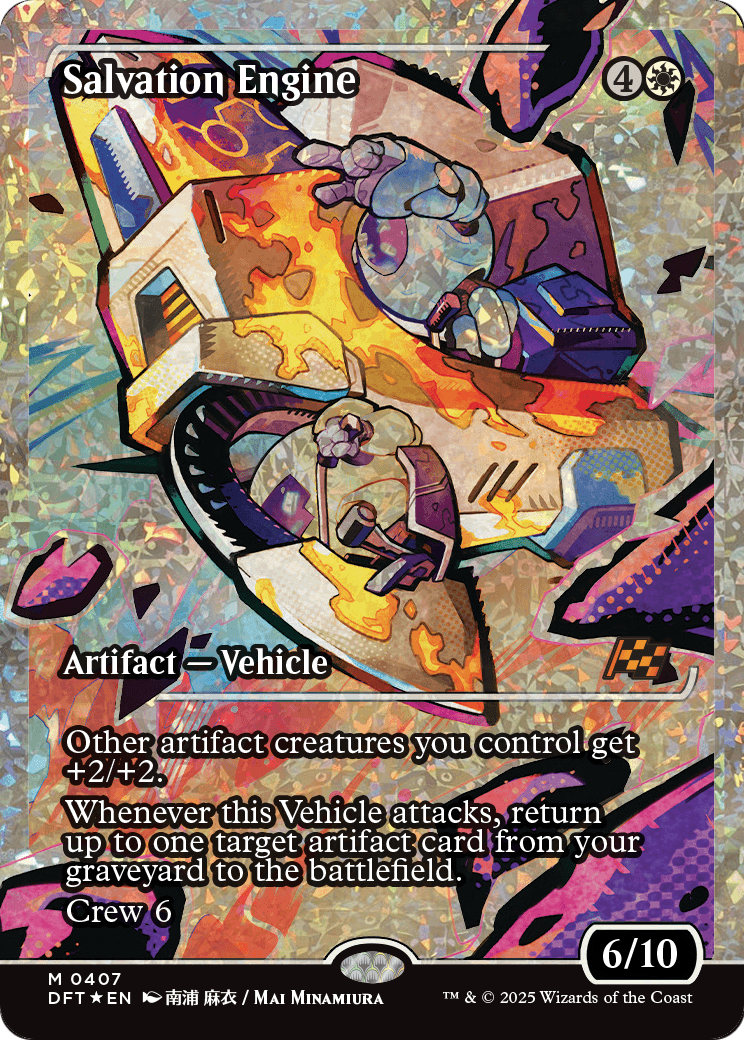 Salvation Engine |  Foil (407) [Aetherdrift]