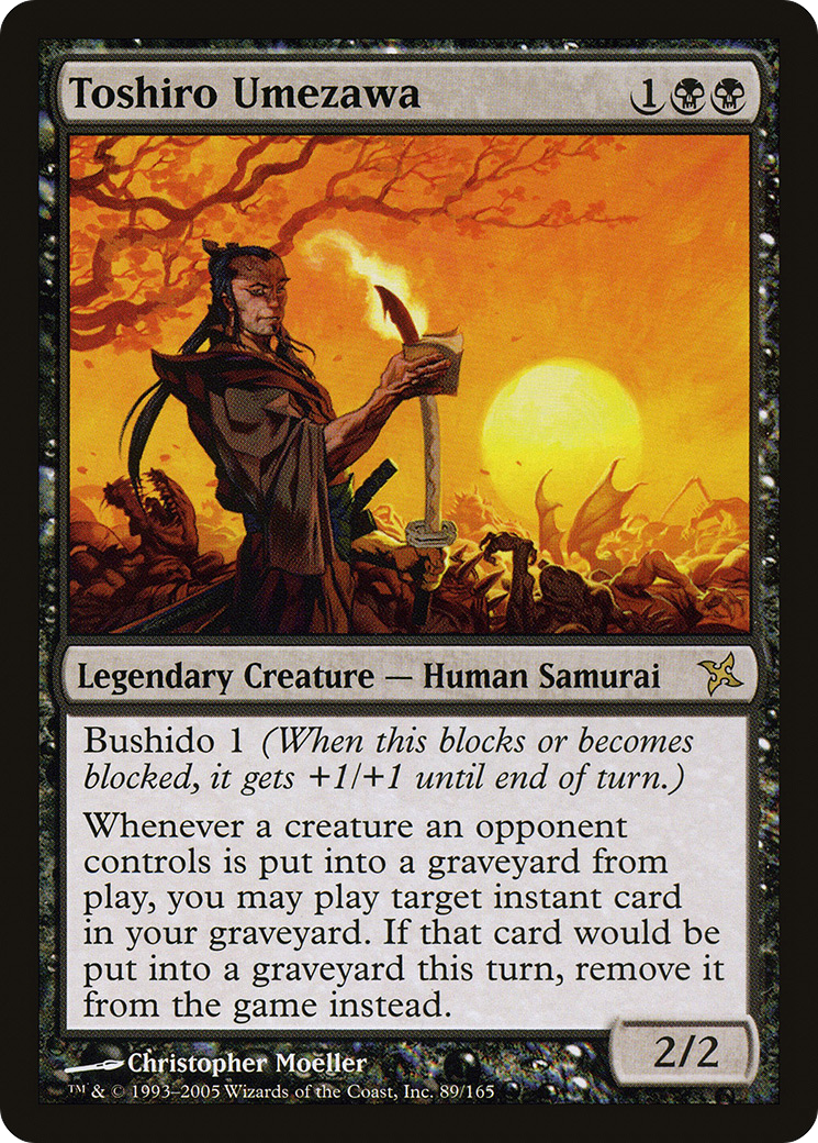 Toshiro Umezawa [Betrayers of Kamigawa] Foil