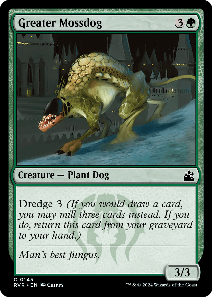 Greater Mossdog (RVR-145) - Ravnica Remastered Foil