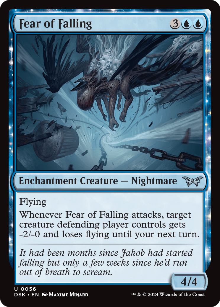 Fear of Falling [Duskmourn: House of Horror] Foil