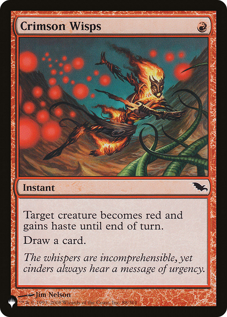Crimson Wisps |  (SHM-88) [The List]