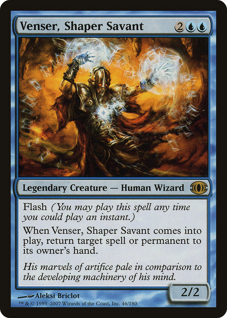 Venser, Shaper Savant [Future Sight] Foil