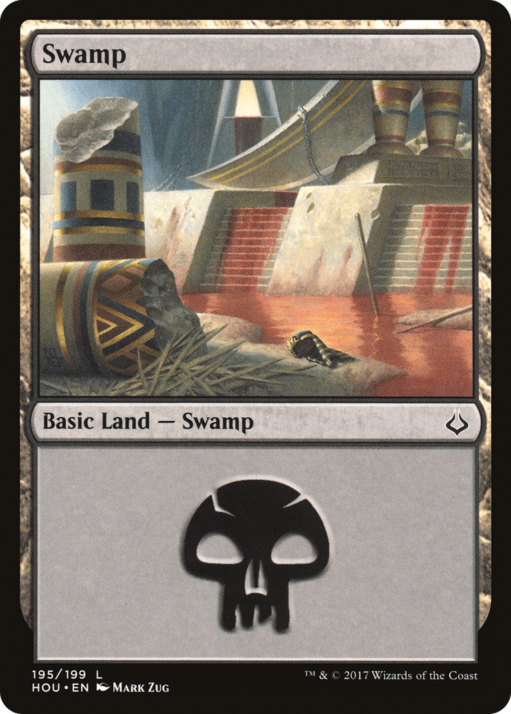 Swamp (195) [Hour of Devastation] Foil