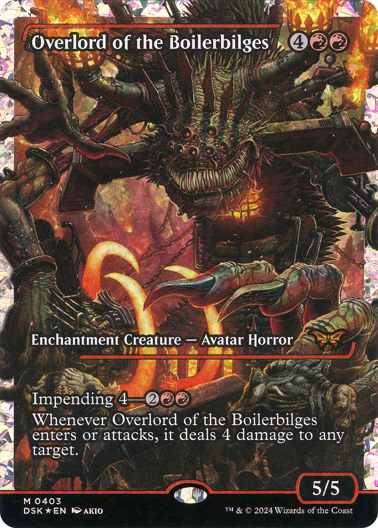 Overlord of the Boilerbilges (Japan Showcase) (Japanese - Fracture Foil) [Duskmourn: House of Horror]