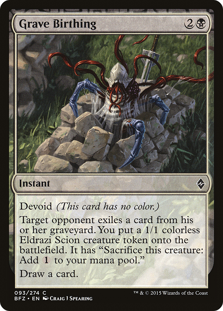 Grave Birthing [Battle for Zendikar] Foil