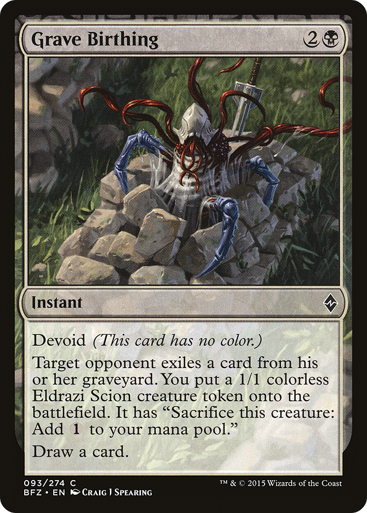 Grave Birthing [Battle for Zendikar] Foil