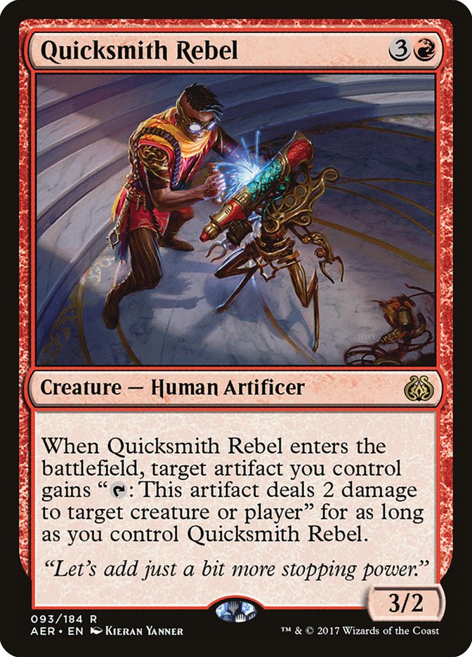 Quicksmith Rebel 93/184 (Aether Revolt)  - Foil