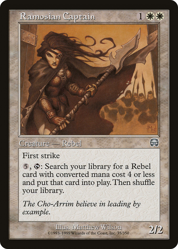 Ramosian Captain [Mercadian Masques] Foil