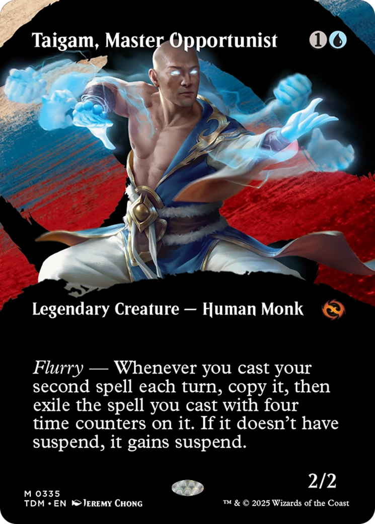 Taigam, Master Opportunist (Borderless) (335) [Tarkir: Dragonstorm]