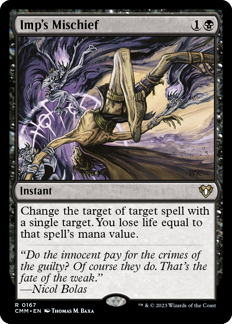 Imp's Mischief [Commander Masters] Foil