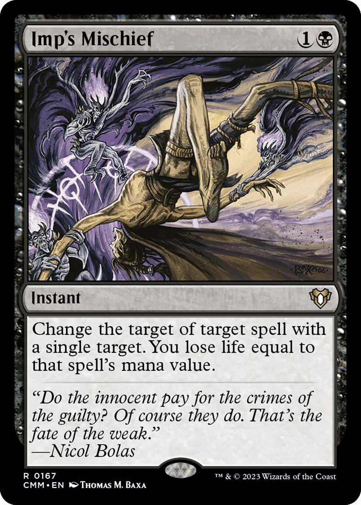 Imp's Mischief [Commander Masters] Foil