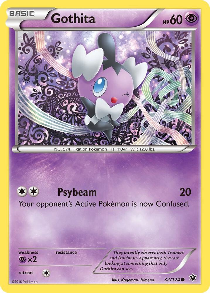 Gothita 32/124 (XY - Fates Collide) 