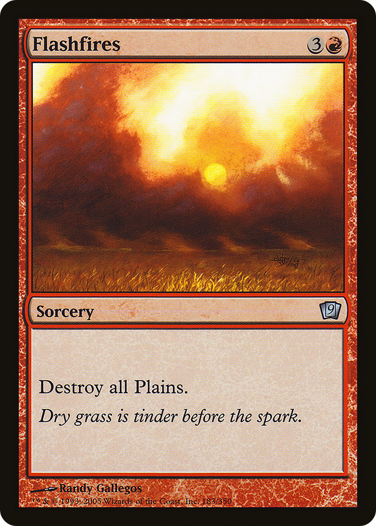 Flashfires [Ninth Edition] Foil